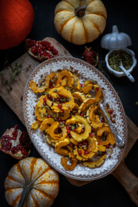 Delicata Squash with Maple & Thyme