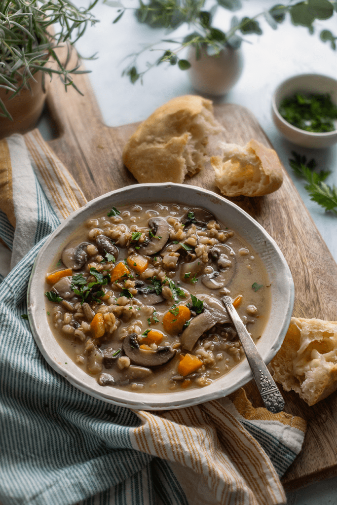 Mushroom Barley Soup
