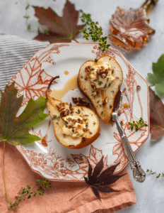 Roasted Pears with Chèvre