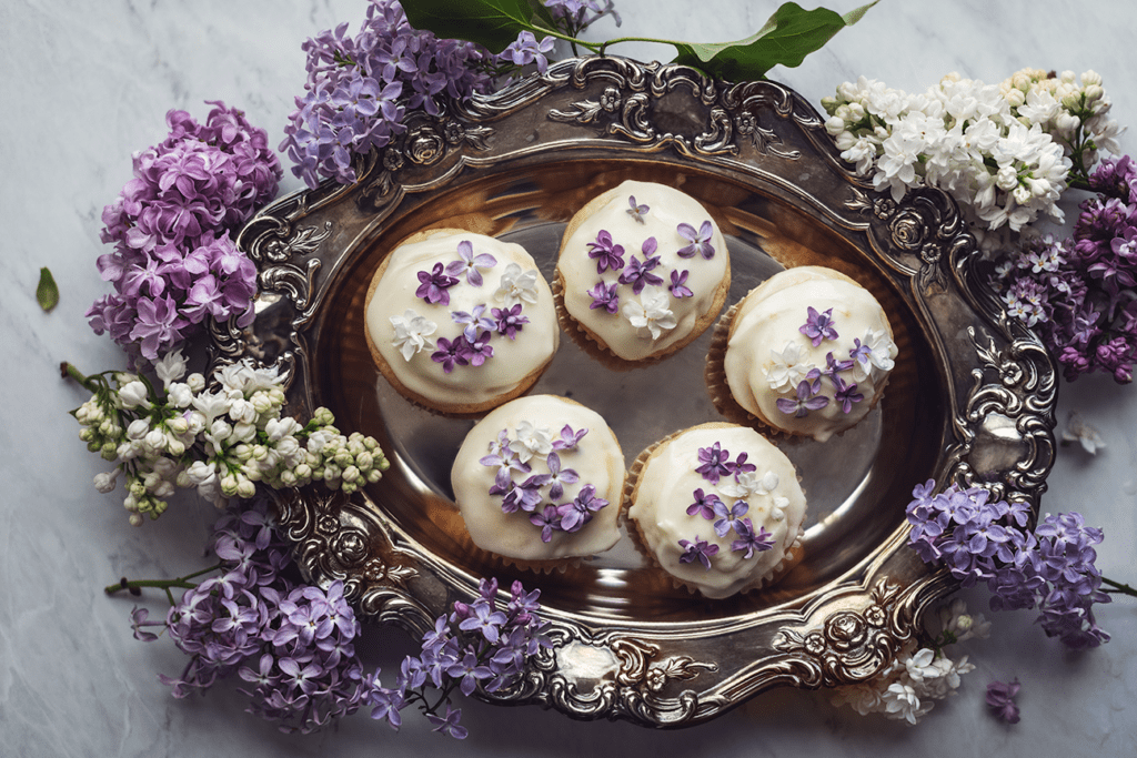 Lilac Cupcakes